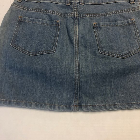 H&M Women's Skirt 5 Pocket Denim Skirt Size 10 - Picture 3 of 4